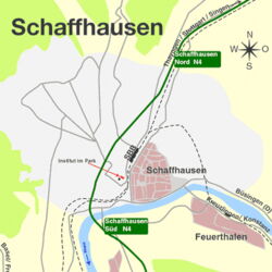 Übersichtsplan Schaffhausen